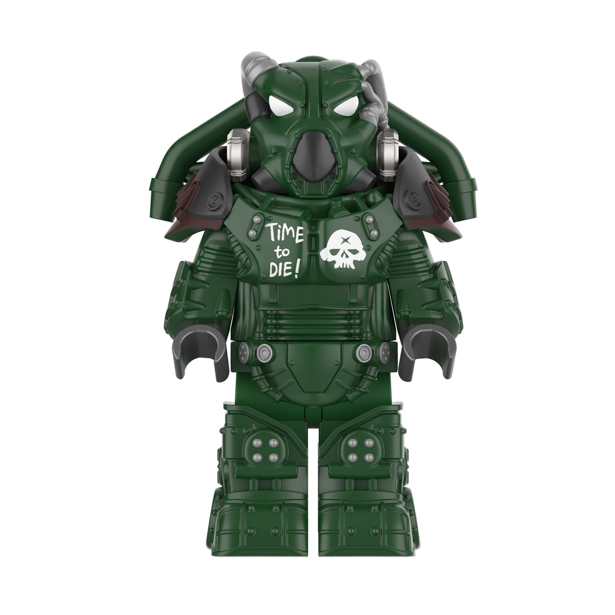 Flame X-01 Mecha Third-Party Radiation Warrior Building Block Figure Cross-Border Goods Bagged for Boys Compatible with Lego