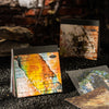 Vine Brick Wall Multi-Material Stickers, Vintage Artistic Stone Wall Scenery Background Decoration, Versatile Journal Collage Materials
