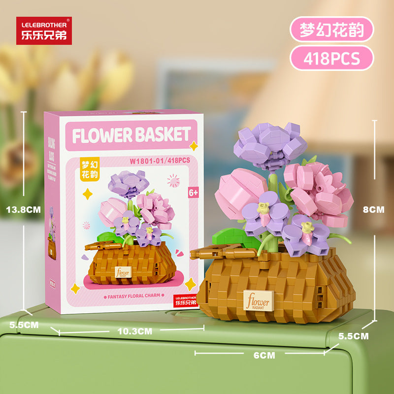 Building Blocks Compatible with Assembling Small Boxed Children's Educational Toys, Building Blocks with Small Particles and Micro Particles, Wholesale