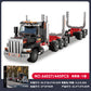 Cross-border engineering series truck city bus transport vehicle combined with small particle building blocks children's educational enlightenment toys
