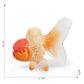 Cross-border export simulation ornamental fish with base model mini goldfish Koi set Marine static ornaments toy