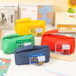 The Future Is Promising, Large-Capacity Oxford Cloth Pencil Bag, Student Inspirational Text, Double-Layer Storage Pencil Bag, Learning Stationery Bag