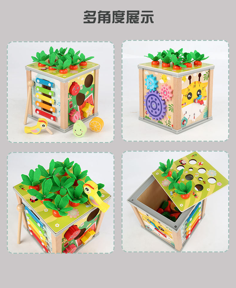 Children's Educational Bead Toys Kindergarten Students Early Education Matching Montessori Teaching Aids Shape Cognitive Beaded Treasure Box