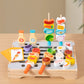 Cross-Border Young Children's Fun Wooden Multi-Functional Simulation Kitchen Barbecue Grill Educational Toys Parent-Child Interactive Play House