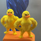 Muscle Little Yellow Duck Toy Funny Standing Duck Home Decoration Desktop Ornament Gift for Friends Model