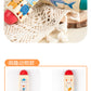 Cecpc Kidsren's Early Education Rotating Building Block Puzzle Baby Animal and Fruit Cognition Wooden Educational Toys for 1-2-3 Years Old
