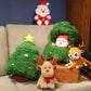 Cross-Border Merry Christmas Tree Doll Plush Toy Christmas Pillow Old Man Elk Doll Christmas Eve Children's Gift