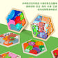 Cross-Border Children's Wooden Three-Dimensional Hexagonal Puzzle Animal Transportation Puzzle Building Blocks Early Education Educational Toys