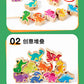 Beaded Balance Building Blocks Animal Traffic Fruits and Vegetables Rope Stacked High Children's Educational Early Education Wooden Toys