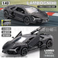 Cross-Border Popular 1:43 Three-Door Alloy Sports Car Model Kidsren's Pull-Back Toy Car Color Boxed Boy Toy Batch