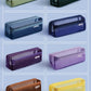 Mesh Large-Capacity Pencil Case, Transparent Double-Layer Student Exam Zipper Stationery Storage Bag, Three-Layer Stationery Bag