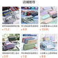 Mesh Large-Capacity Pencil Case, Transparent Double-Layer Student Exam Zipper Stationery Storage Bag, Three-Layer Stationery Bag