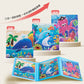 Cross-border children's three-in-one advanced folding magnetic jigsaw puzzle kindergarten baby puzzle early education enlightenment block jigsaw puzzle