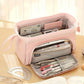Oxford Cloth Pencil Case with Large Capacity and Multi-Layer Design, Stationery Box for Primary and Secondary School Students, High Aesthetic Value, Simple and Waterproof, Direct from the Source Factory