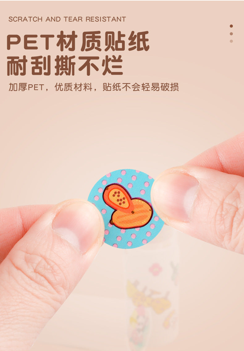 Magic Seal Sticker Award Cartoon Sticker Book DIY Hand Account Girl Boy Award Stamp This Baby Seal