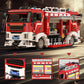 Cross-border engineering series truck city bus transport vehicle combined with small particle building blocks children's educational enlightenment toys