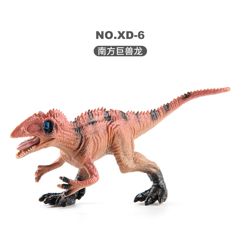 Children's Dinosaur Simulation Animal Ornaments Multiple Mini Solid Dinosaur Model Stegosaurus Spinosaurus Bull Dragon Bag Ornaments