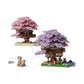 Wow, custom cherry tree building blocks assembled children's toys boys and girls Valentine's Day gift Jihui M2109
