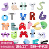 Cross-border Alphabet Lore letter legend plush pillow doll children Enlightenment letter doll wholesale