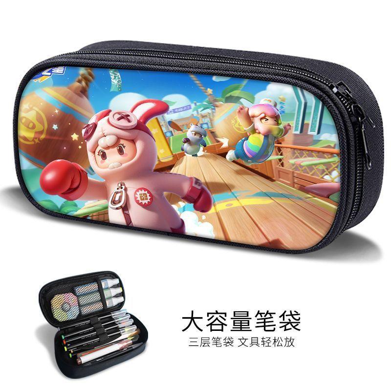 New Yuanmeng Star Pencil Bag Game Peripheral Junior High School Student Internet Celebrity Stationery Bag Kindergarten Cute Pencil Box