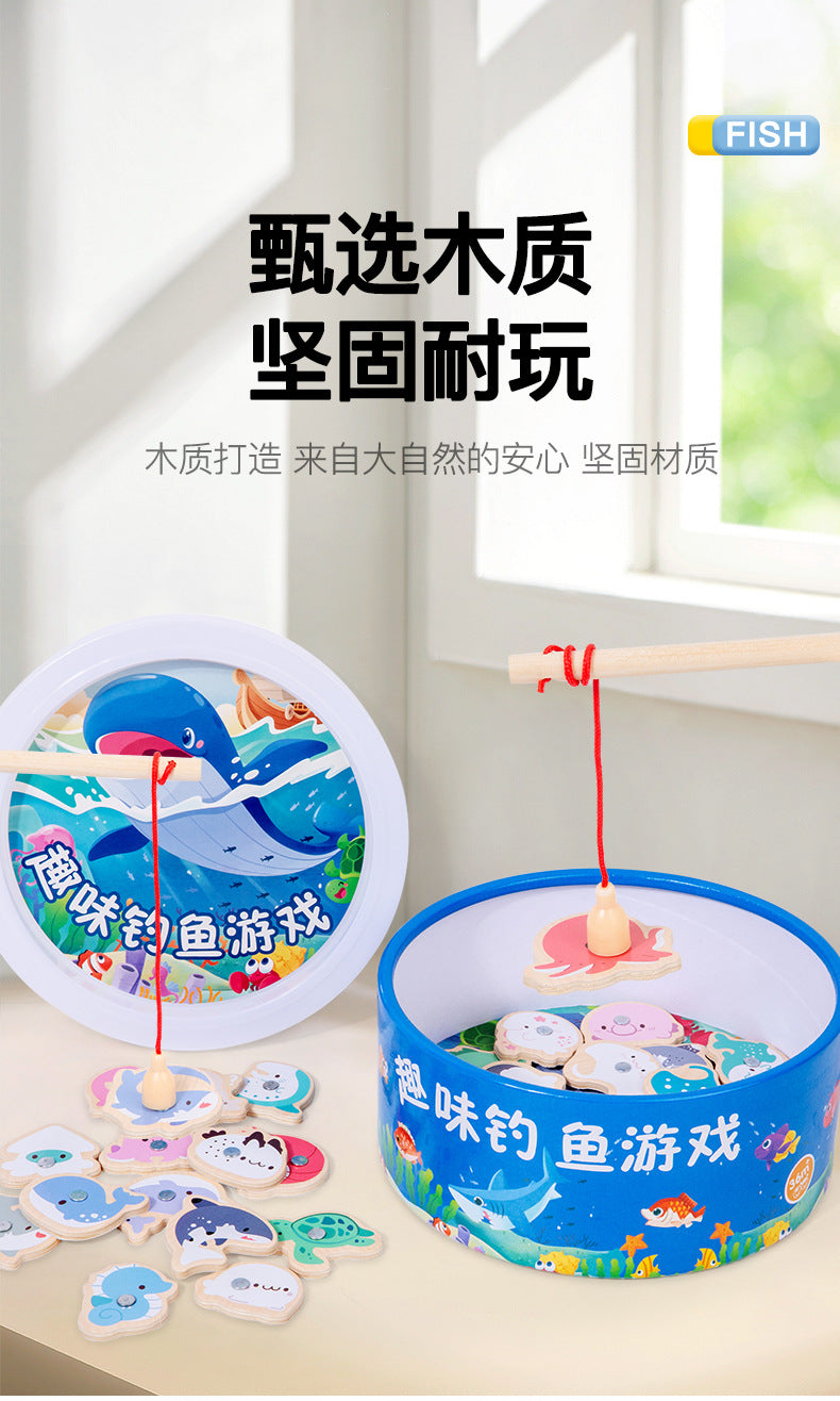 Fishing Toys for Children, Magnetic Early Education for Girls, Infants and Toddlers, Boys, One-Year-Old Educational Baby Teaching, Brain-Stimulating Toys