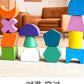 Montessori Early Education Large Particle Beaded Geometric Shape Matching Building Block Box Color Cognitive Teaching Aids Kidsren's Educational Toys