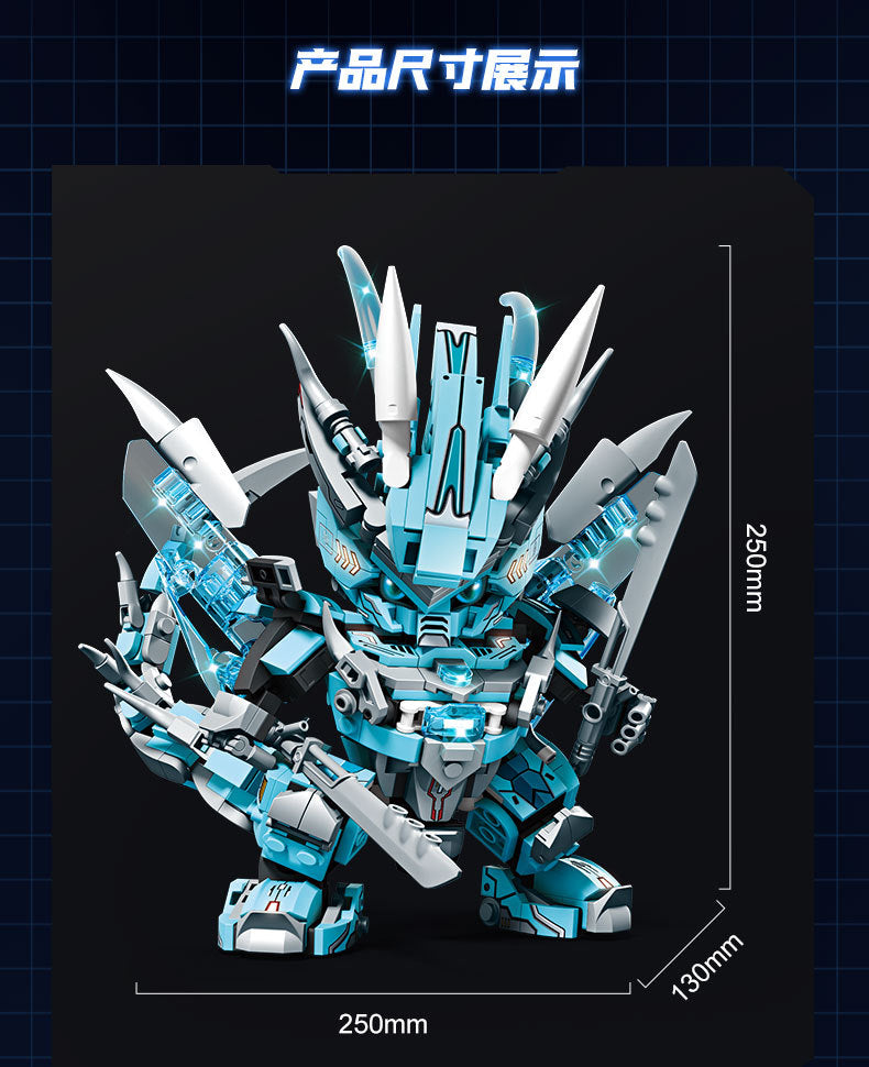 25 New Zodiac Dragon Year Mecha Building Blocks Assembled Intelligent Children's Toys Boys Gifts Dropshipping