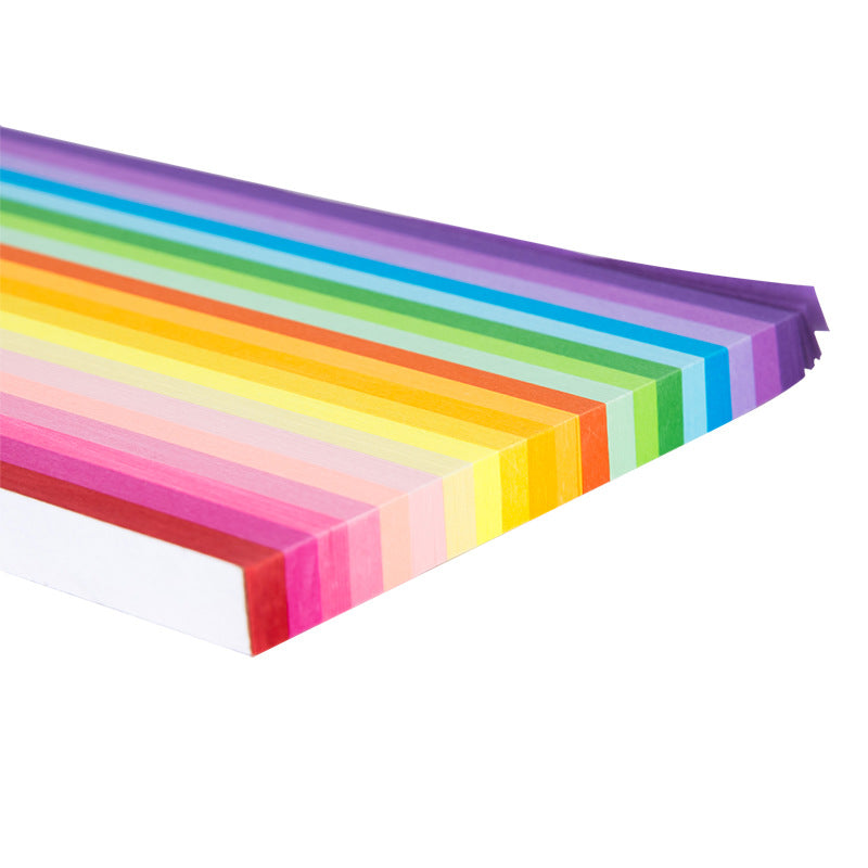 Deli 74834 Star Origami -500 10-color Star Origami Handmade Color Paper Lucky Star Wishing Star Strip