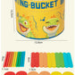 Cross-Border Montessori Early Education Cpc Color Classification Bucket Coin Box Ce Kidsren's Cognitive Matching Teaching Kindergarten Toys