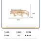 Wooden Rubber Tendon Gun Educational Toys Assembled 3d Puzzle Model Wooden Blocks Desert Eagle CSgo Game Same