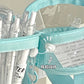 Ins Pen Holder Type Pencil Bag Large Capacity Storage Cylindrical Pen Holder Student High-Looking Transparent Waterproof Thickeneded Stationery Bag