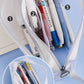Mesh Large-Capacity Pencil Case, Transparent Double-Layer Student Exam Zipper Stationery Storage Bag, Three-Layer Stationery Bag