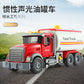 Cross-border simulation trailer toy inertia flat rescue large engineering car boy road transport toy car wholesale