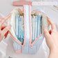 Large and Small Color Matching O00 Pencil Bag Transparent Large Capacity Stationery Bag Creative Multifunctional Stationery Bag Ins Japanese Style High Value