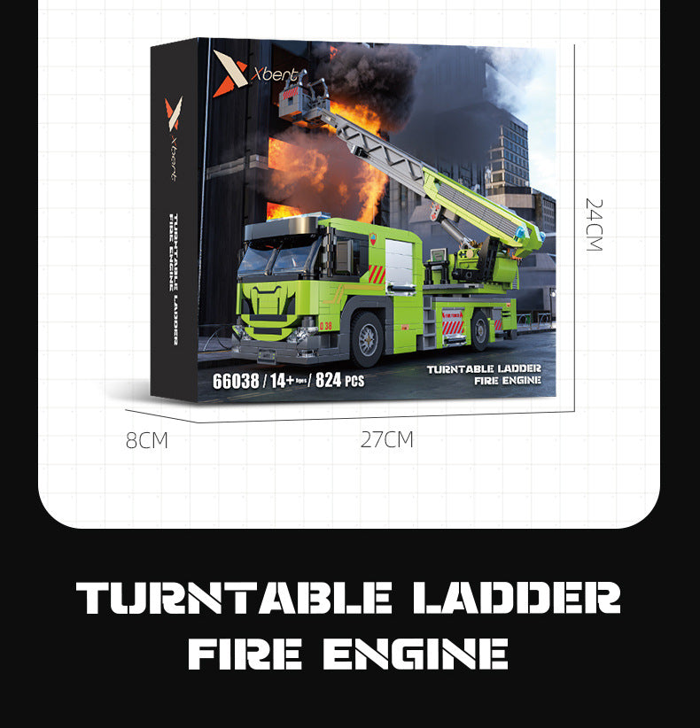 Cross-border engineering series truck city bus transport vehicle combined with small particle building blocks children's educational enlightenment toys
