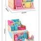 Cross-border Children's Variables Surprise Cabin Girl Simulation Princess Castle Villa Model Doll House Play House Toys