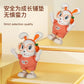 Stall explosions cute rabbit singing and dancing robot toy lighting music 1-year-old baby interactive head-up training