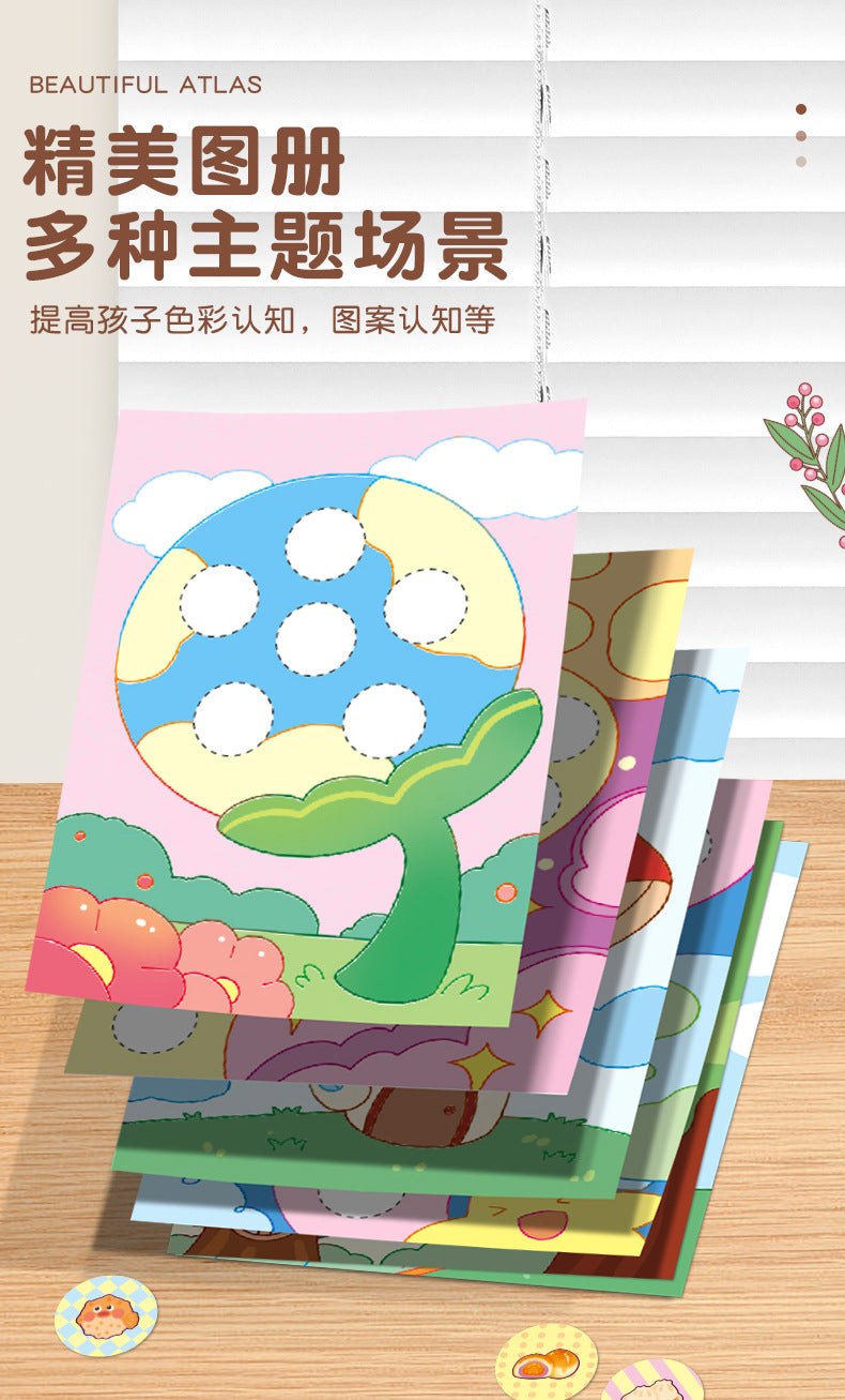 Magic Seal Sticker Award Cartoon Sticker Book DIY Hand Account Girl Boy Award Stamp This Baby Seal
