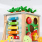 Children's Educational Bead Toys Kindergarten Students Early Education Matching Montessori Teaching Aids Shape Cognitive Beaded Treasure Box