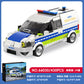 Cross-border engineering series truck city bus transport vehicle combined with small particle building blocks children's educational enlightenment toys