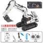 Children's remote control dump truck toy boy dump truck model excavator engineering transporter truck alloy excavator