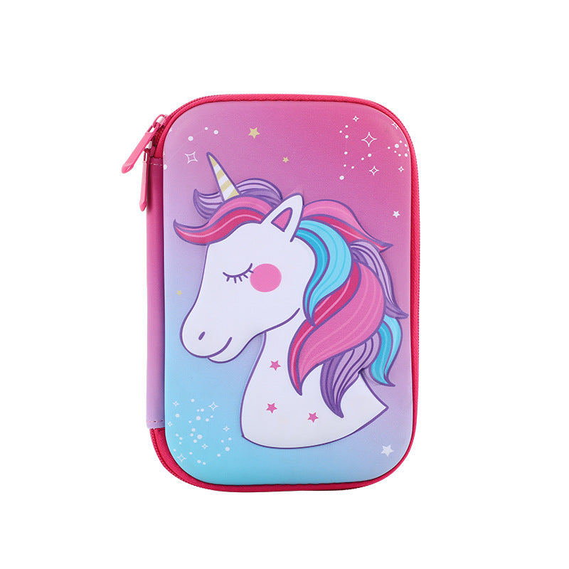 Eva Pencil Box 3D Stereo Large-Capacity Kidsren's Pencil Bag Multi-Functional Student Stationery Popular Pencil Box Waterproof