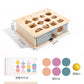 Montessori Classification Early Education Coin Box Baby Color Cognitive Shape Building Blocks Matching Teaching Aids Baby Educational Toys
