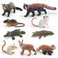 Cross-border simulation short tail bobcat panda mouse platypus ferret Thorn tail rock lizard wild animal model ornaments