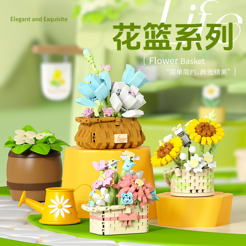 Building Blocks Compatible with Assembling Small Boxed Children's Educational Toys, Building Blocks with Small Particles and Micro Particles, Wholesale
