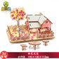diy hut assembled small house model children's puzzle handmade three-dimensional jigsaw puzzle stall children's toys