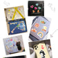 50 cartoon animal quotation stickers text creative graffiti notebook mobile phone book goo card suit stickers