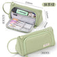 Triangular Pencil Case with Large Capacity and Multi-Functional Features, Korean-Style Ins-Style Stationery Box for Middle and High School Students, Direct from the Manufacturer