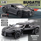 Cross-Border Popular 1:43 Three-Door Alloy Sports Car Model Kidsren's Pull-Back Toy Car Color Boxed Boy Toy Batch