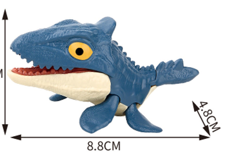 Cross-border Hot Finger-biting Dinosaur Toy Finger-biting Dinosaur Pterosaur Model Joint Movable Mini Dinosaur Gashapon Machine